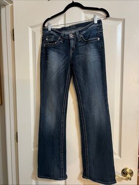Big Star Dark Blue Sweet Low Boot Jeans